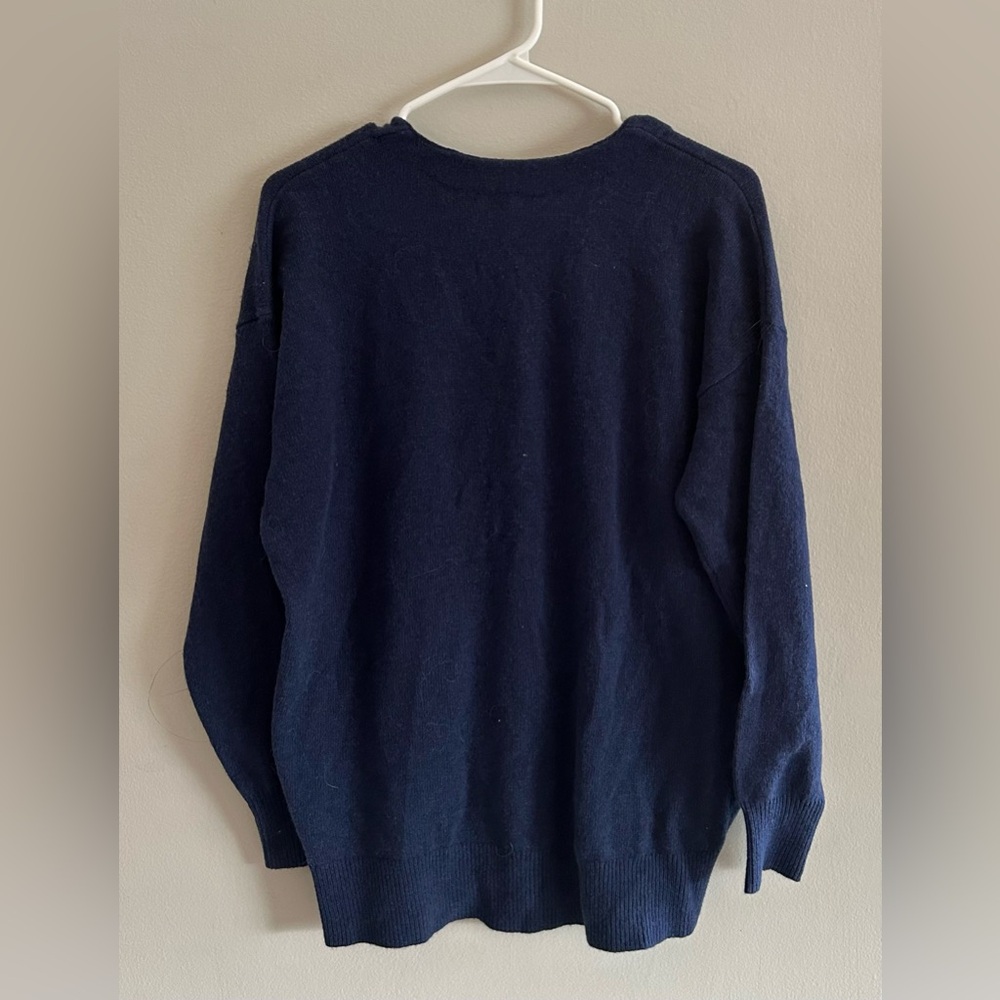 NWT Madewell Sweater Womens Merino Wool Relaxed Boyfriend Vneck Cardigan Size S - Picture 5 of 9